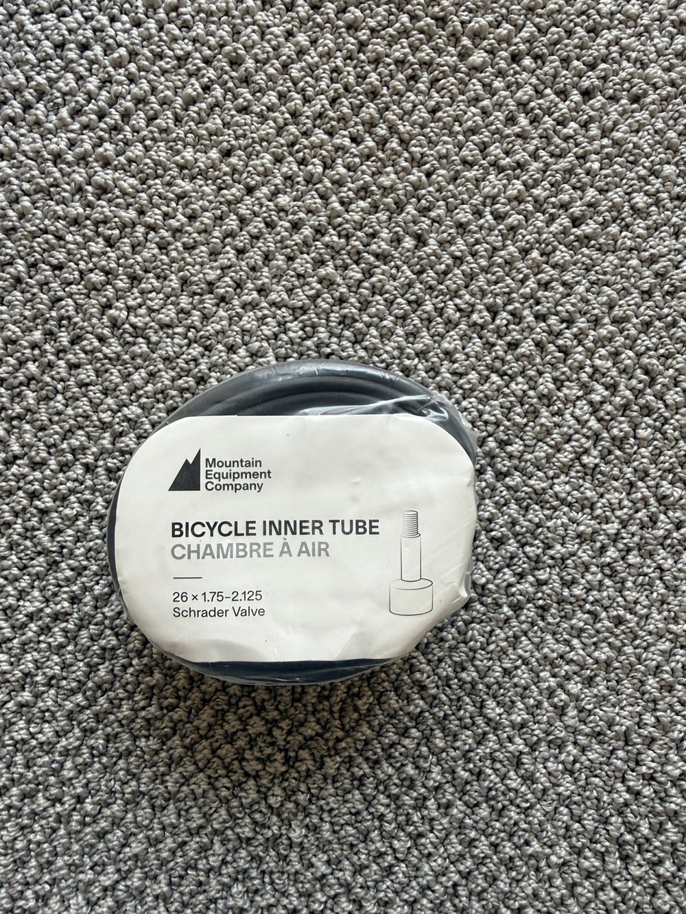 MEC Black Bicycle Inner Tube Schrader Valve